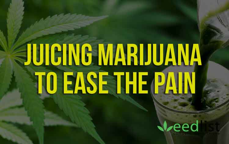 Juicing Marijuana to Ease the Pain