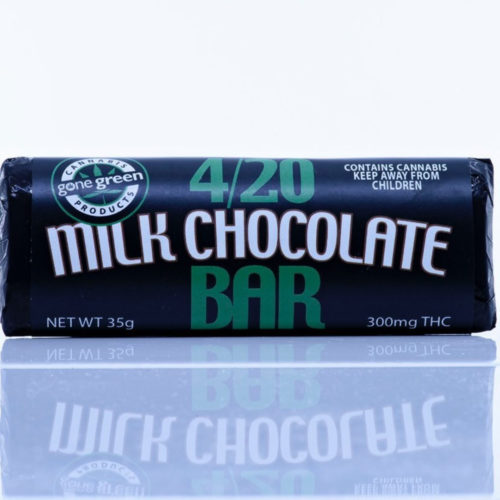 Milk Chocolate Bar 300mg THC | Gone Green Cannabis | Crystal Cloud 9