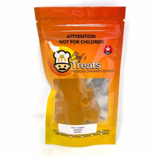 Buy mango flavoured weed edibles online in Canada from Chef's Treats.