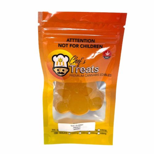 Buy Peach flavoured weed gummies online in Canada with free shipping.