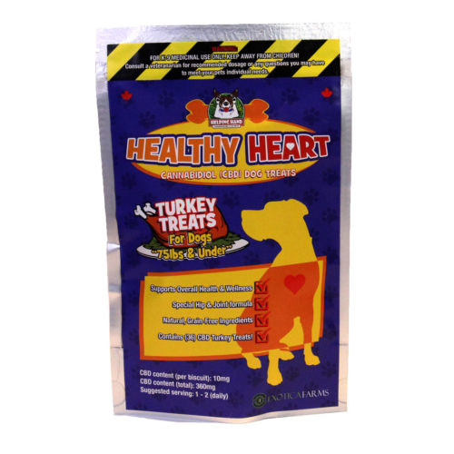 Healthy Heart CBD Dog Treats 360mg- Herbivores Edibles