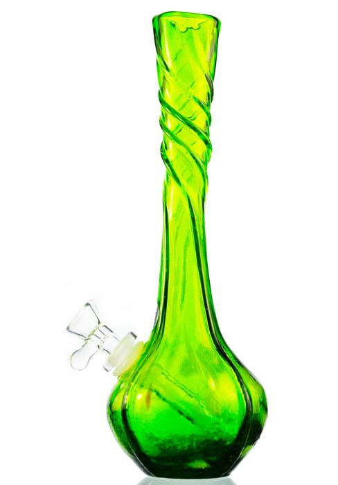 Twisted Sisters - 10" Glass Vase Shape Bong