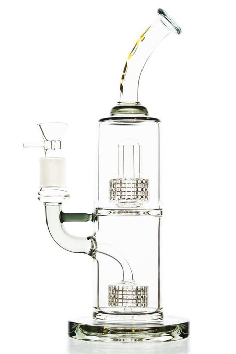 Double Stereo Matrix Perc Water Pipe
