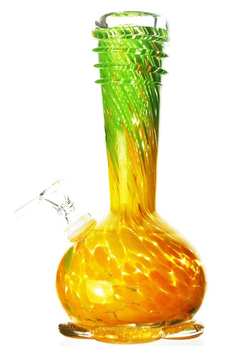 Twisted Sisters - 7" Thick Mouth Spiral Mini Beaker Bong
