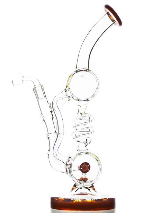 Lookah Glass - Spiral Cylinder Recycler
