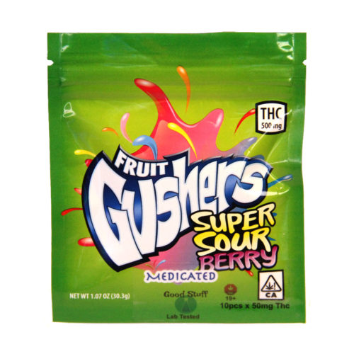 Shop Fruit Gushers THC Gummies 500mg | Crystal Cloud 9