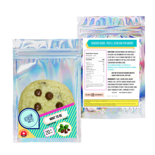 Mint to Be 20mg THC | Scream Edibles | Crystal Cloud 9