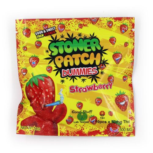 Strawberry THC Stoner Patch Dummies | Buy Edibles Online | Crystal Cloud 9
